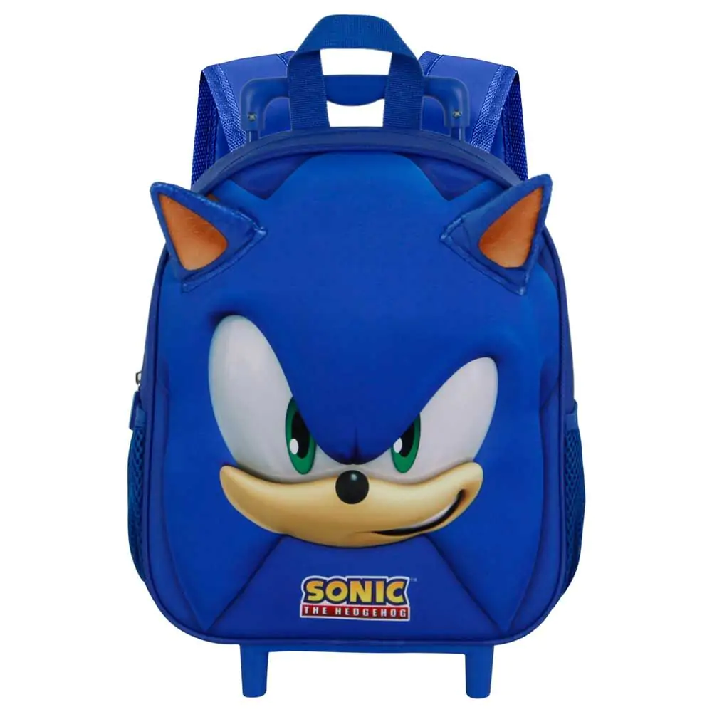 Sonic the Hedgehog Face 3D Trolley 31cm Produktfoto