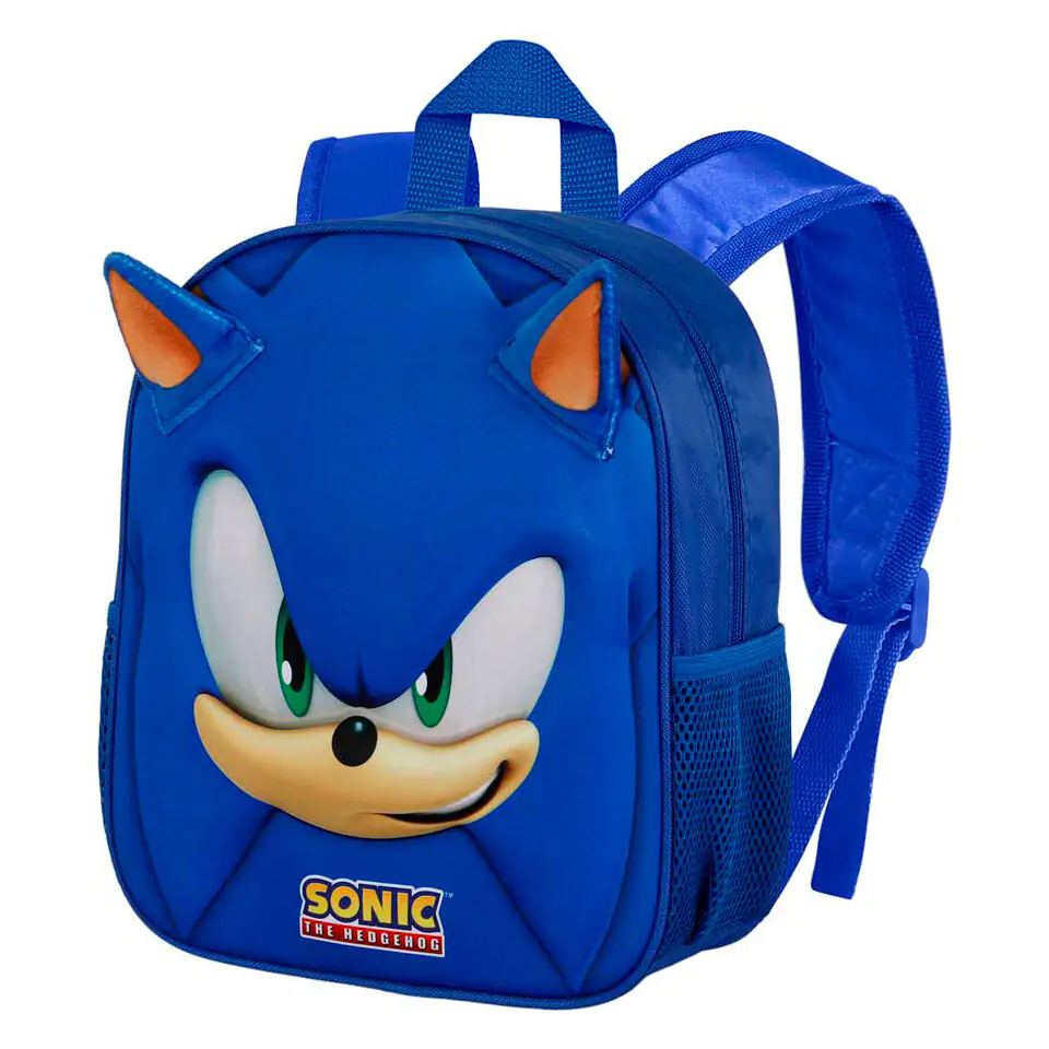 Sonic the Hedgehog Face 3D Rucksack 31cm termékfotó