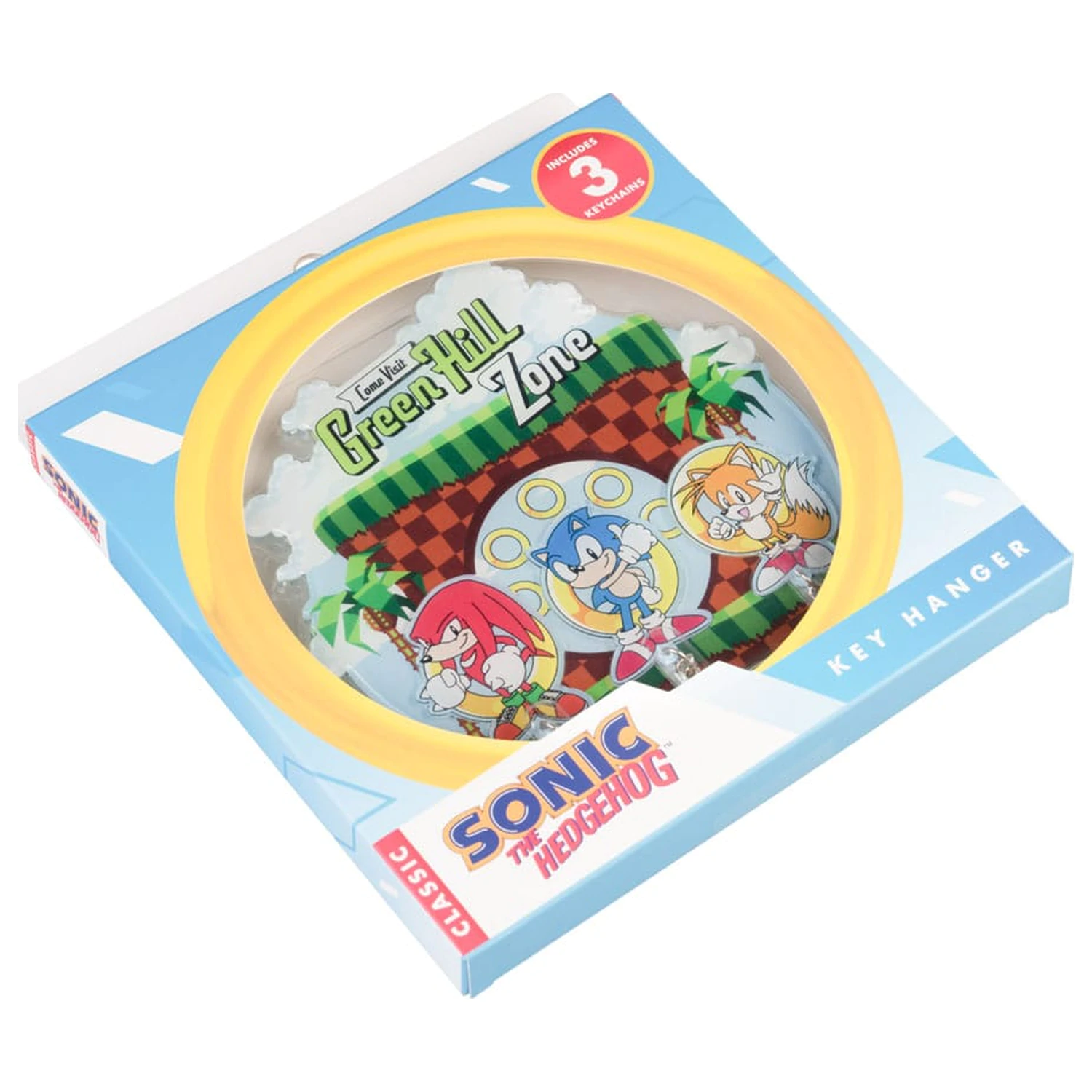 Sonic the Hedgehog Schlüsselbrett inkl. 3 Schlüsselringe Produktfoto
