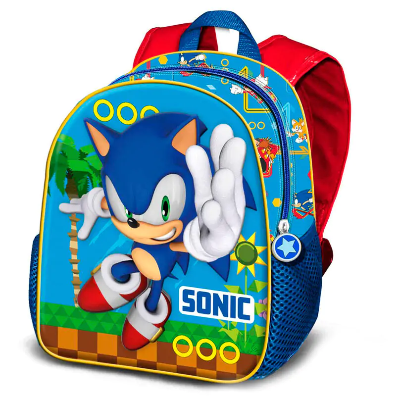 Sonic the Hedgehog Faster 3D Rucksack 31cm termékfotó