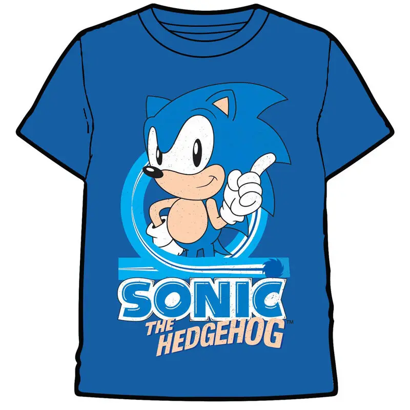 Sonic The Hedgehog Erwachsene T-Shirt Produktfoto