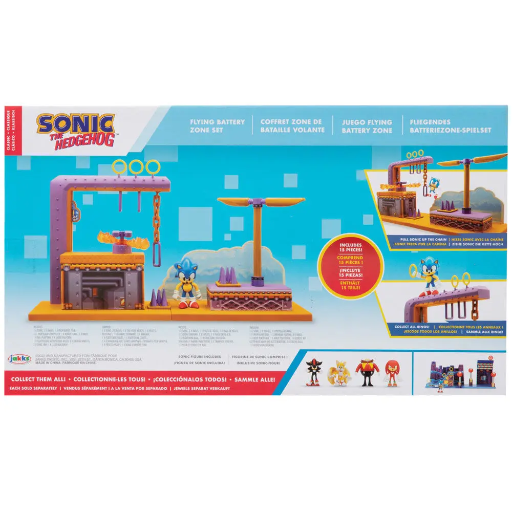 Sonic The Hedgehog Flying Battery Zone Spielset 6cm Produktfoto