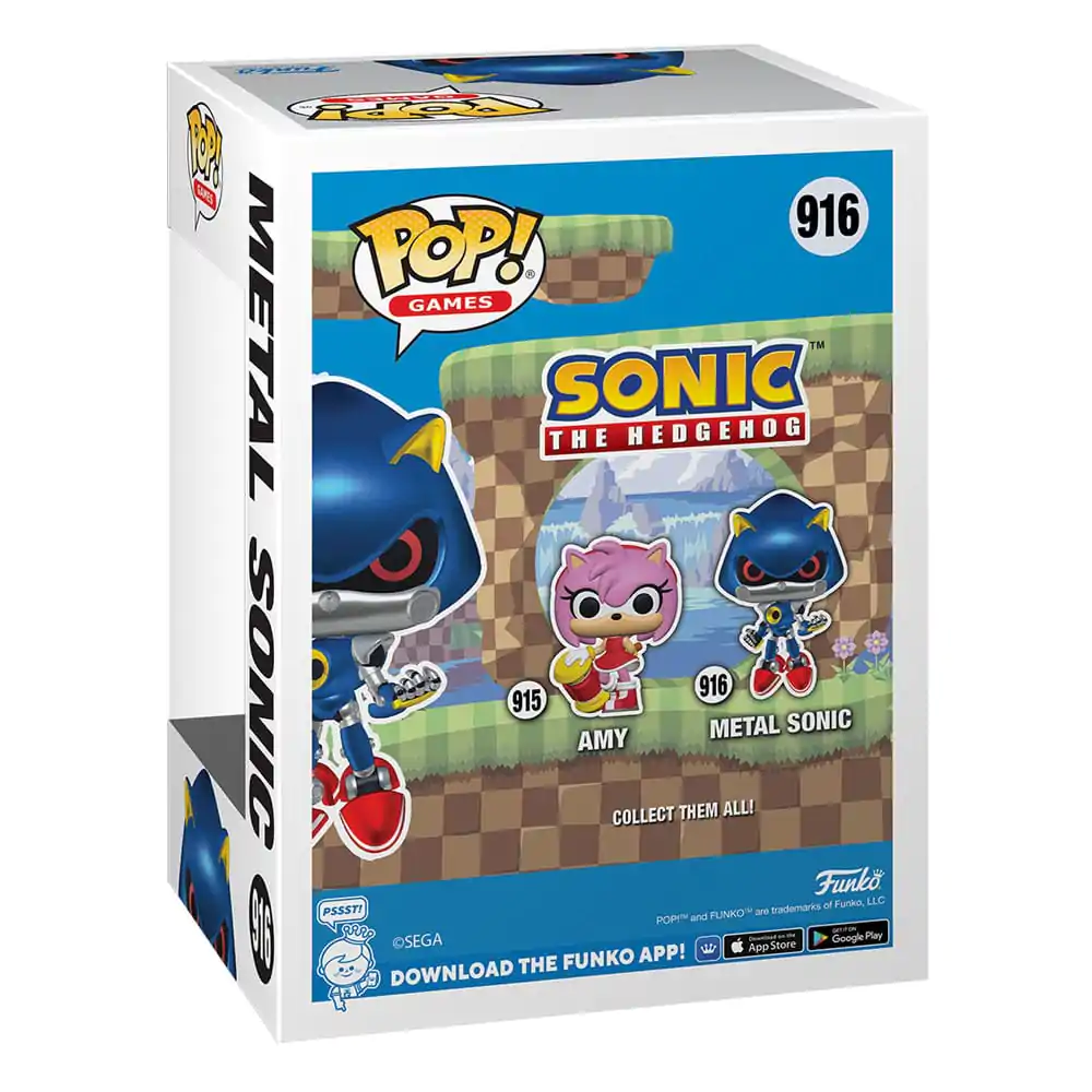 Sonic the Hedgehog POP! Games Vinyl Figur Metal Sonic 9 cm termékfotó