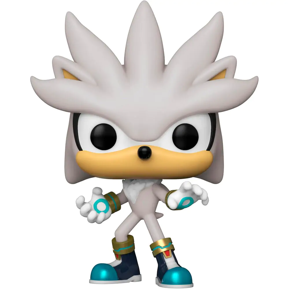 Sonic The Hedgehog Funko POP! Games Vinyl Figur Silver The Hedgehog(GW) 9 cm Produktfoto
