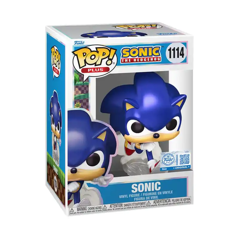 Sonic - The Hedgehog Funko POP! Plus Movies Vinylfiguren Sonic(PRL) 9 cm Produktfoto