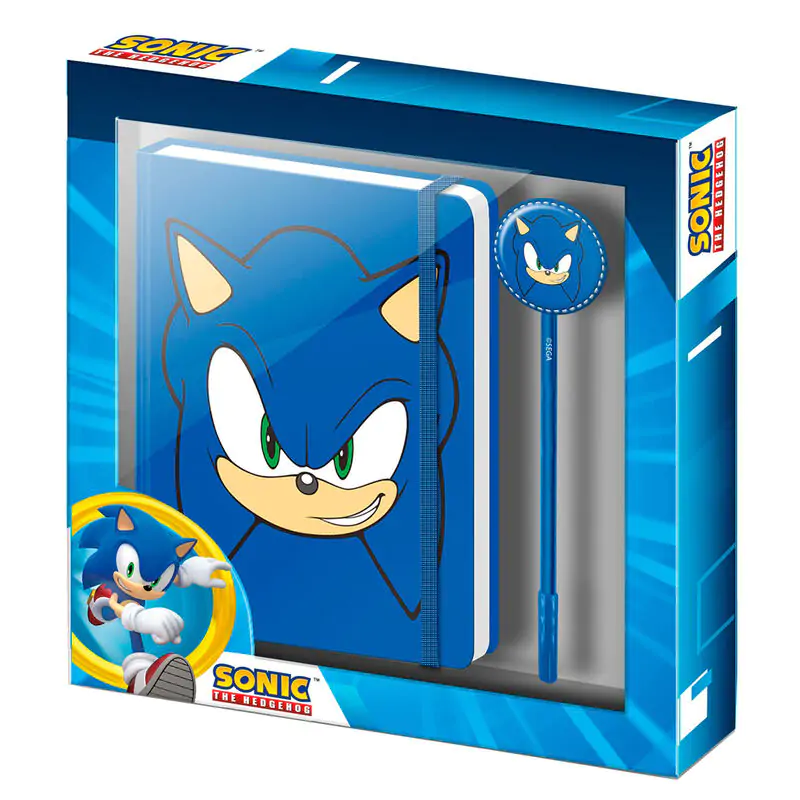 Sonic the Hedgehog Tagebuch + Stift Set termékfotó