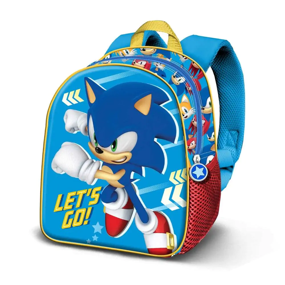 Sonic The Hedgehog Go 3D Rucksack 31cm termékfotó