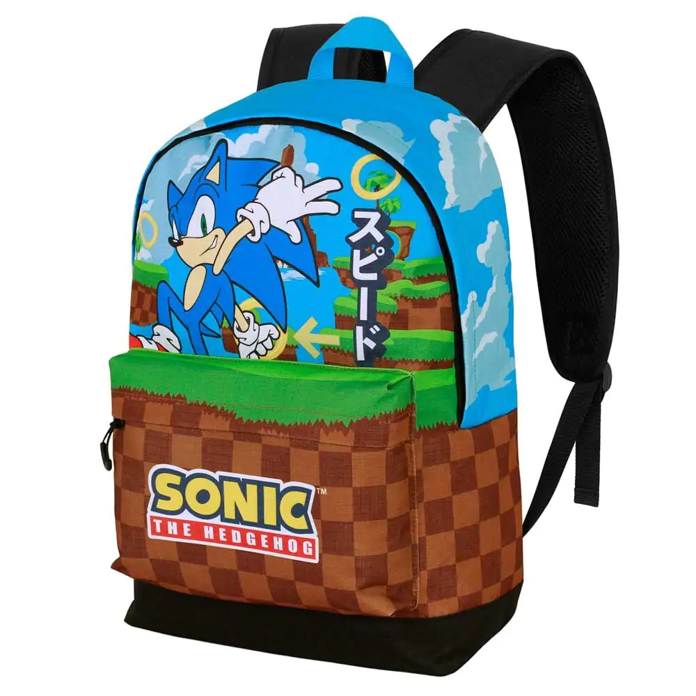 Sonic the Hedgehog Greenhill Anpassungsfähig Rucksack 44cm Produktfoto