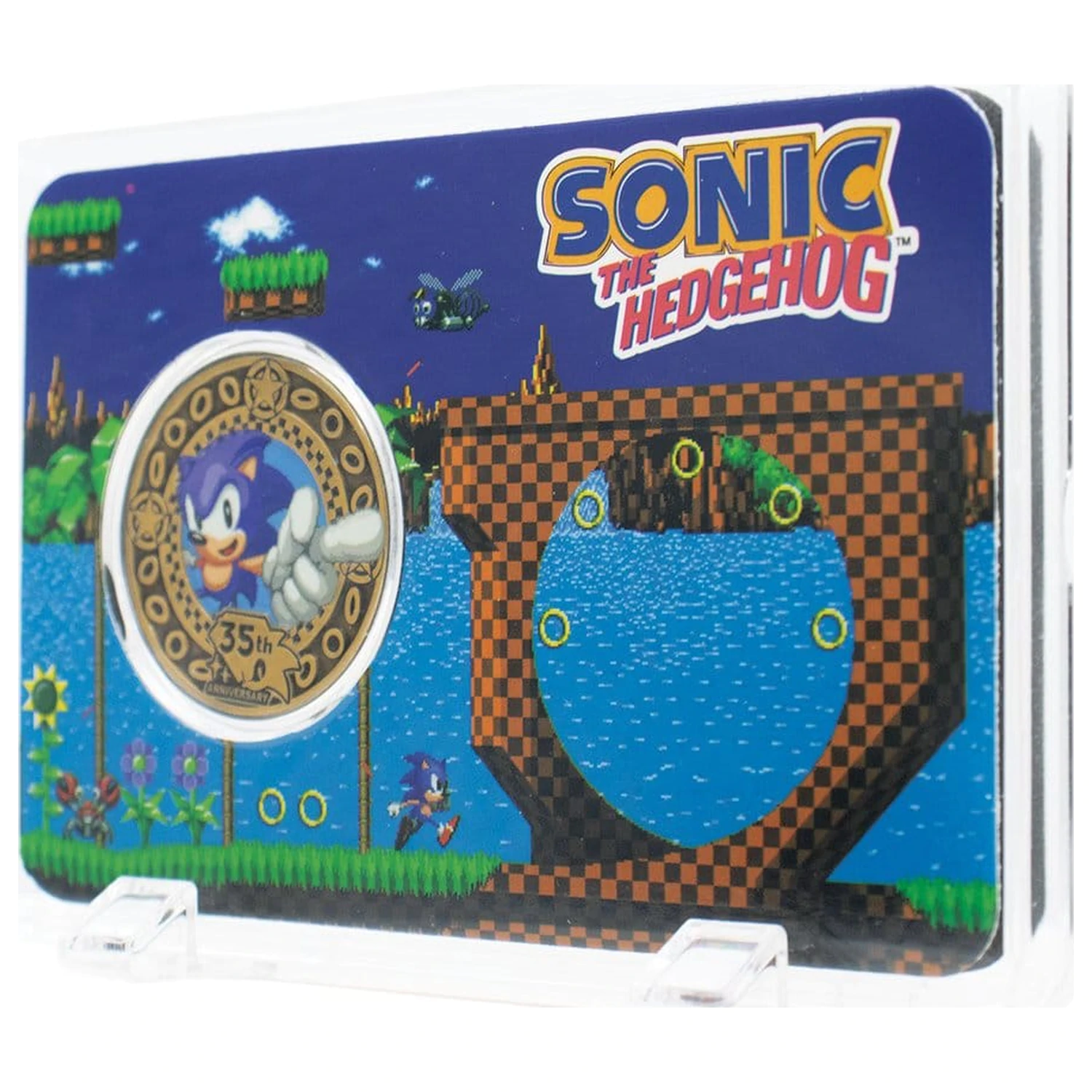 Sonic the Hedgehog Sammel-Münze zum 35. Jahrestag Limitierte Auflage Produktfoto