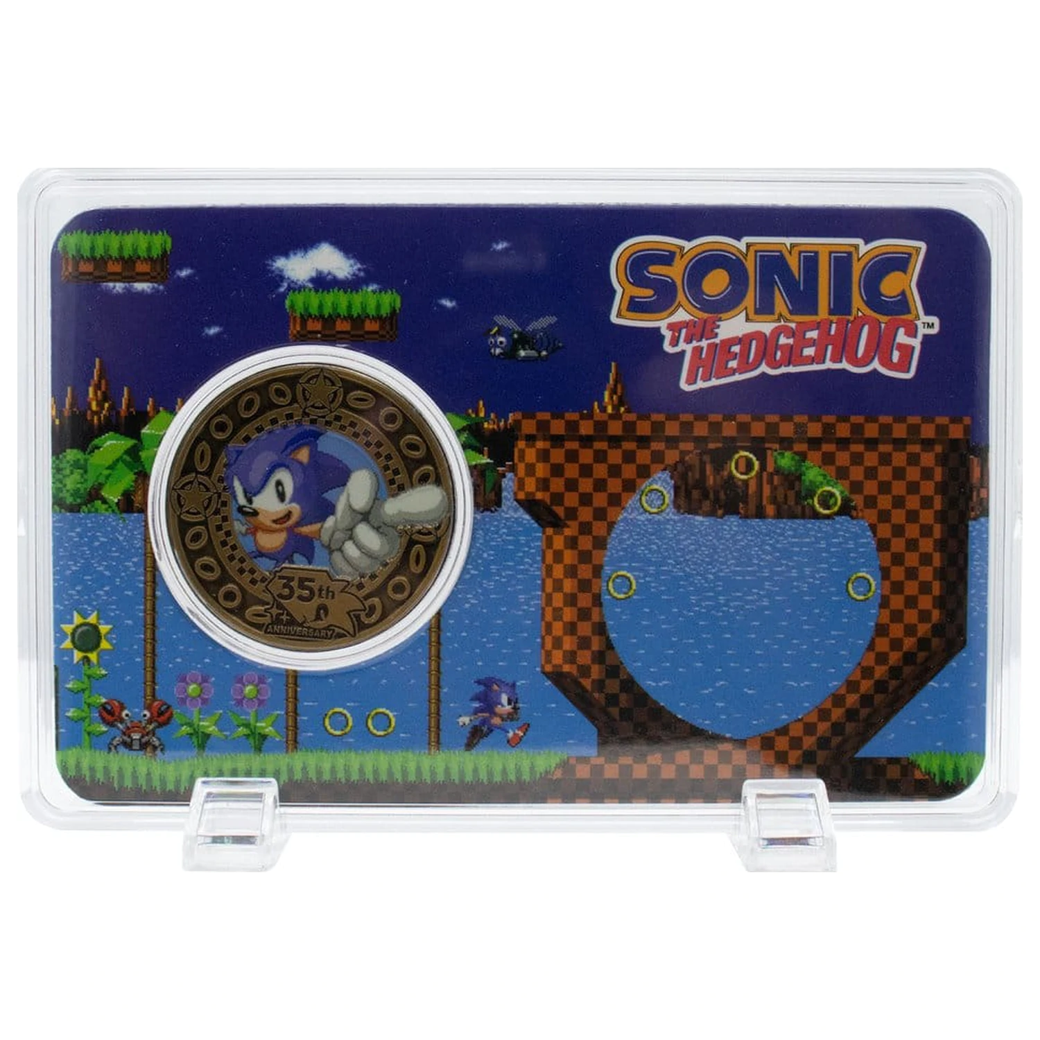 Sonic the Hedgehog Sammel-Münze zum 35. Jahrestag Limitierte Auflage Produktfoto