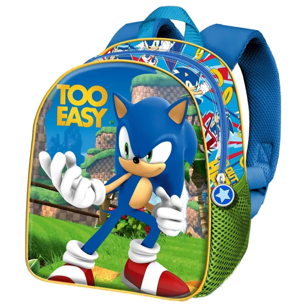 Sonic the Hedgehog Easy 3D Rucksack 30 cm Produktfoto