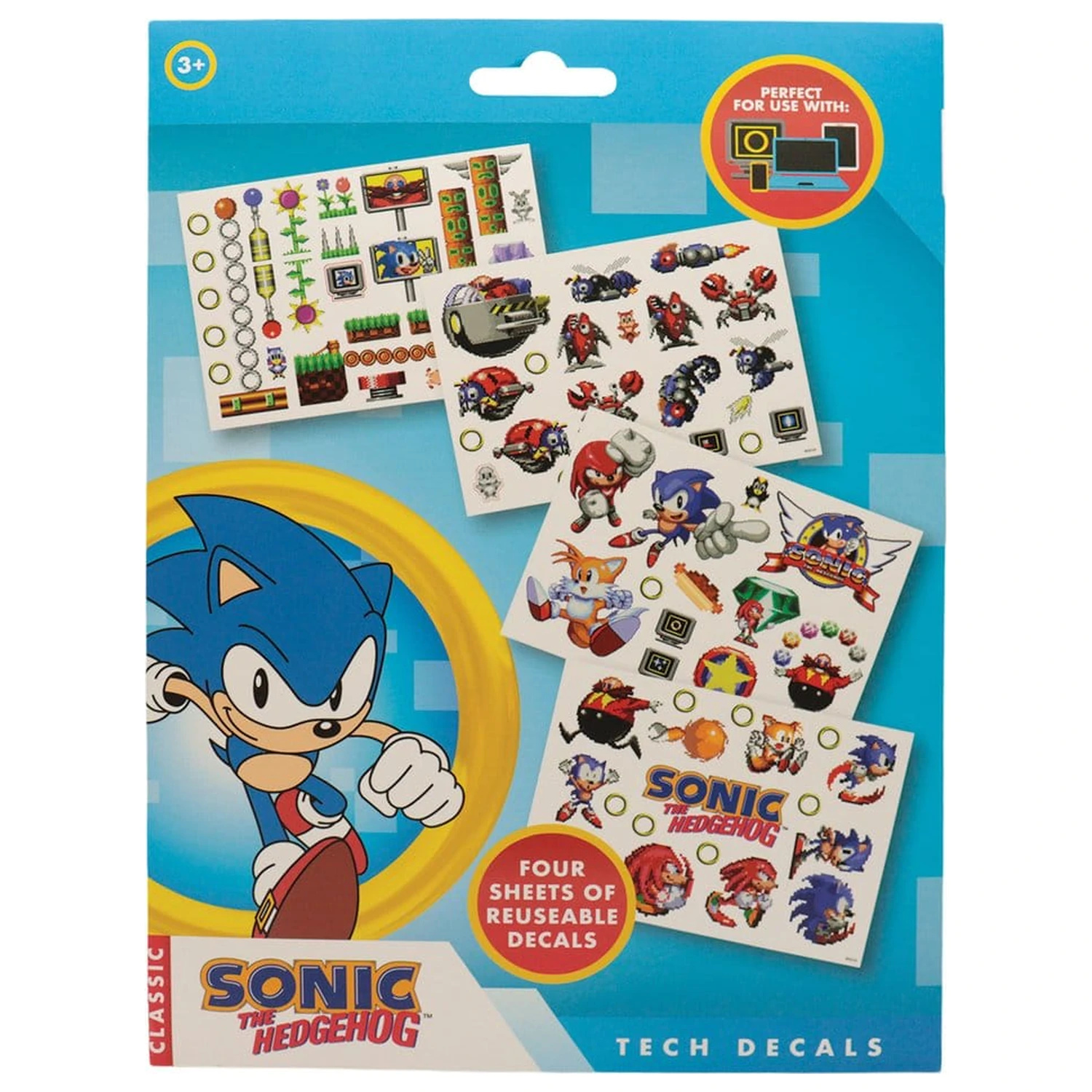 Sonic - The Hedgehog Tech Sticker Pack Produktfoto