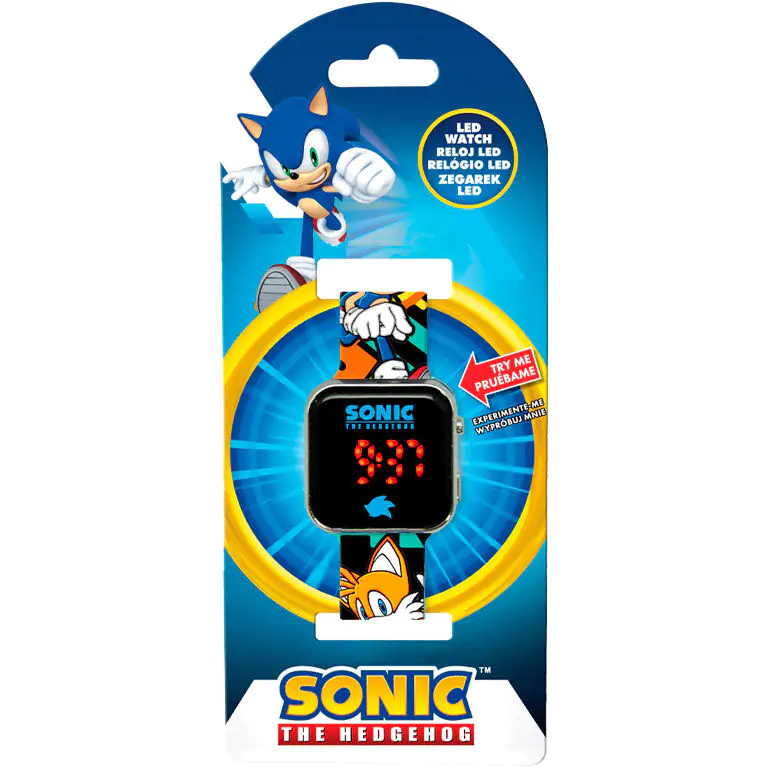 Sonic the Hedgehog LED-Armbanduhr termékfotó