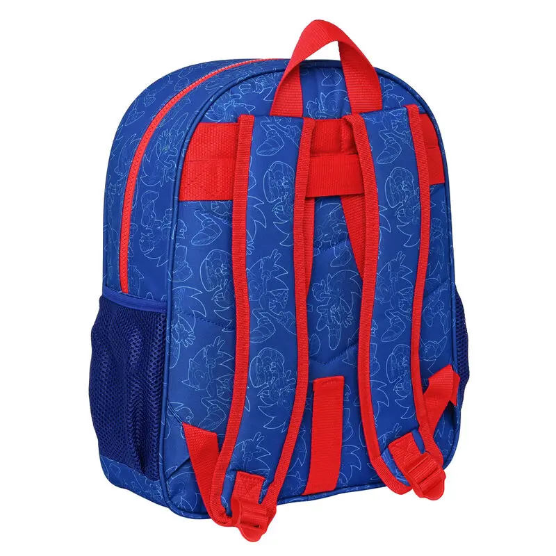 Sonic The Hedgehog Lets Roll Anpassungsfähig Rucksack 38cm Produktfoto