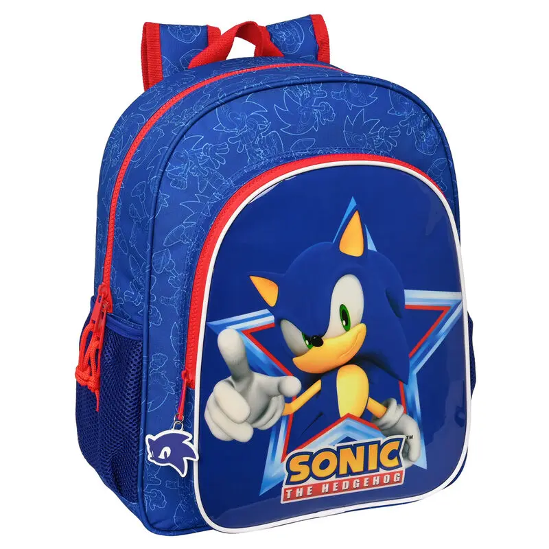 Sonic The Hedgehog Lets Roll Anpassungsfähig Rucksack 38cm Produktfoto