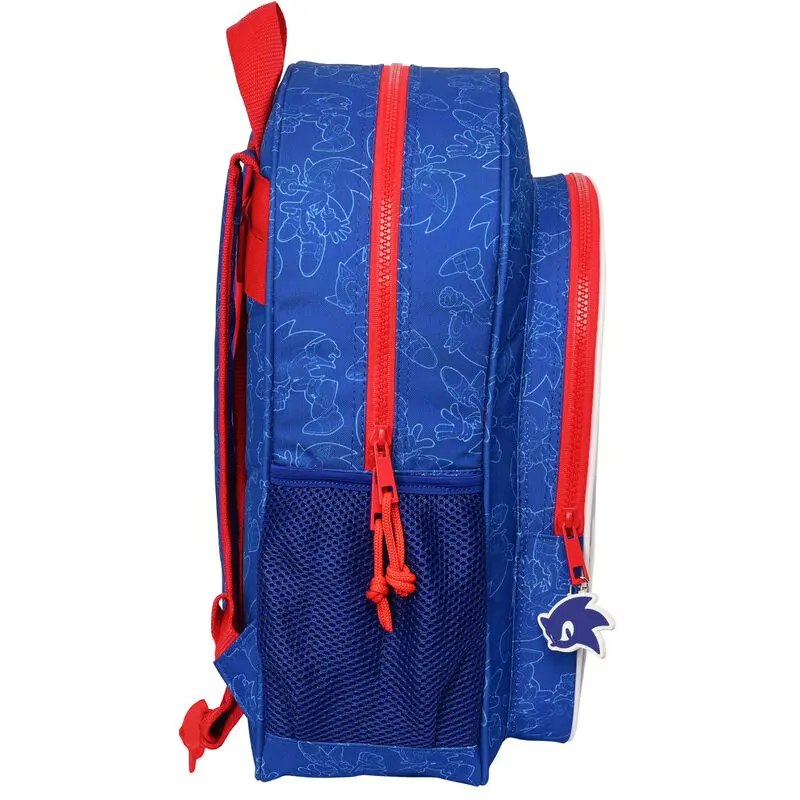 Sonic The Hedgehog Lets Roll Anpassungsfähig Rucksack 38cm Produktfoto