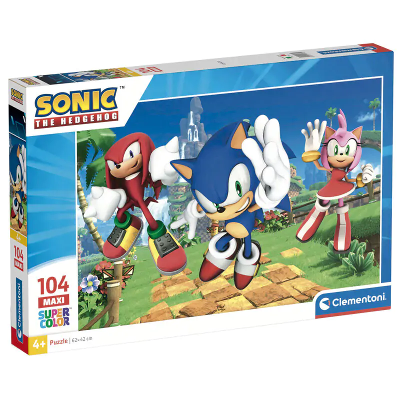 Sonic the Hedgehog maxi Puzzle 104St Produktfoto