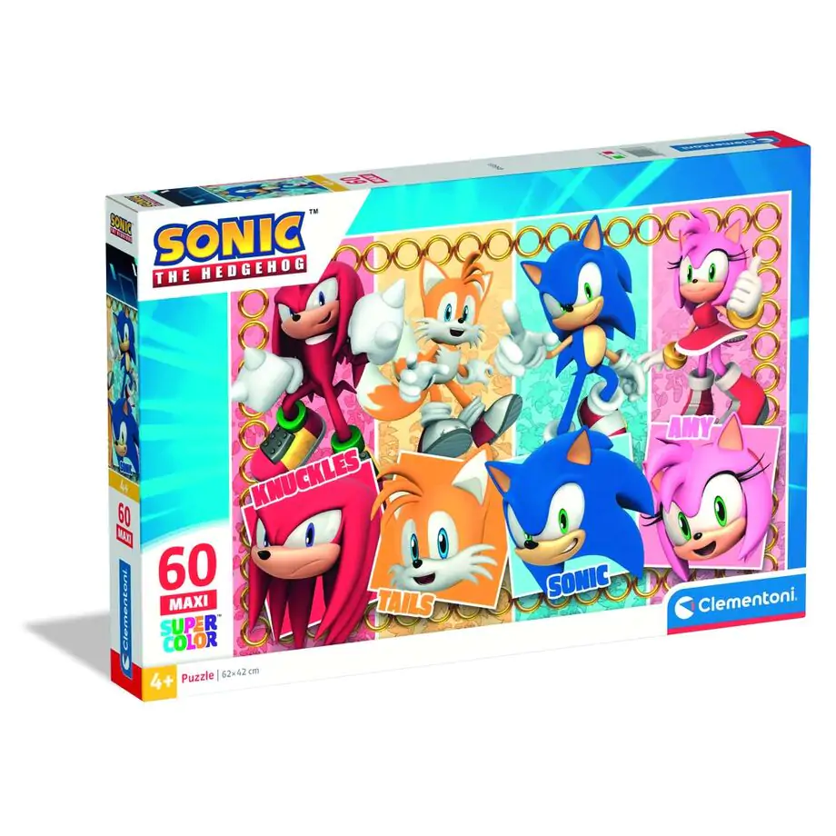 Sonic the Hedgehog maxi Puzzle 60St Produktfoto