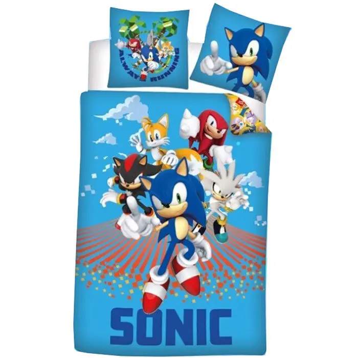 Sonic The Hedgehog Microfaser Bettdecke 90cm termékfotó