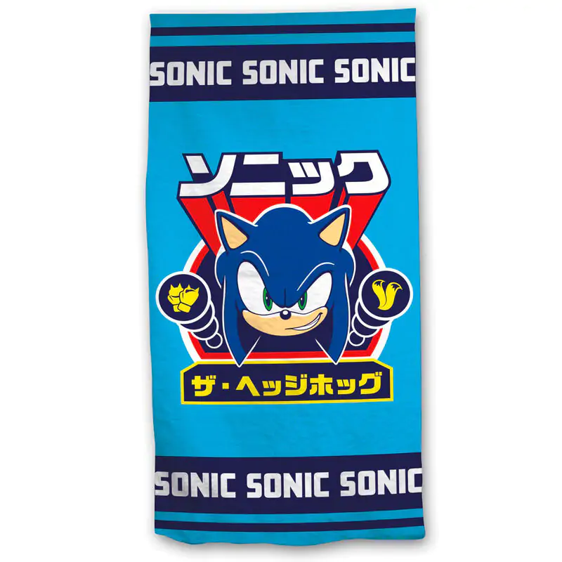 Sonic The Hedgehog Microfaser Strandtuch Produktfoto