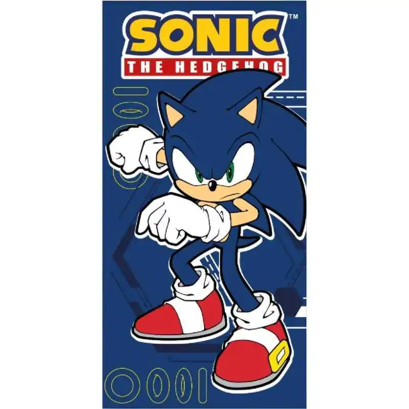 Sonic The Hedgehog Microfaser Strandtuch Produktfoto