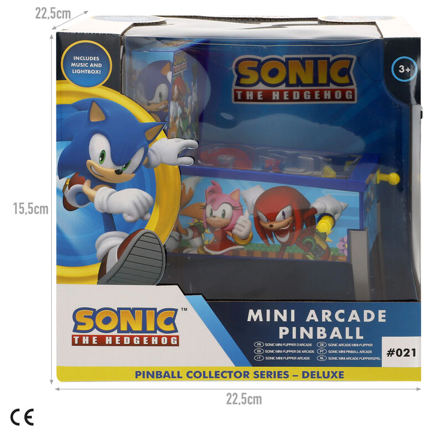 Sonic the Hedgehog Mini-Arcade-Flipper Produktfoto