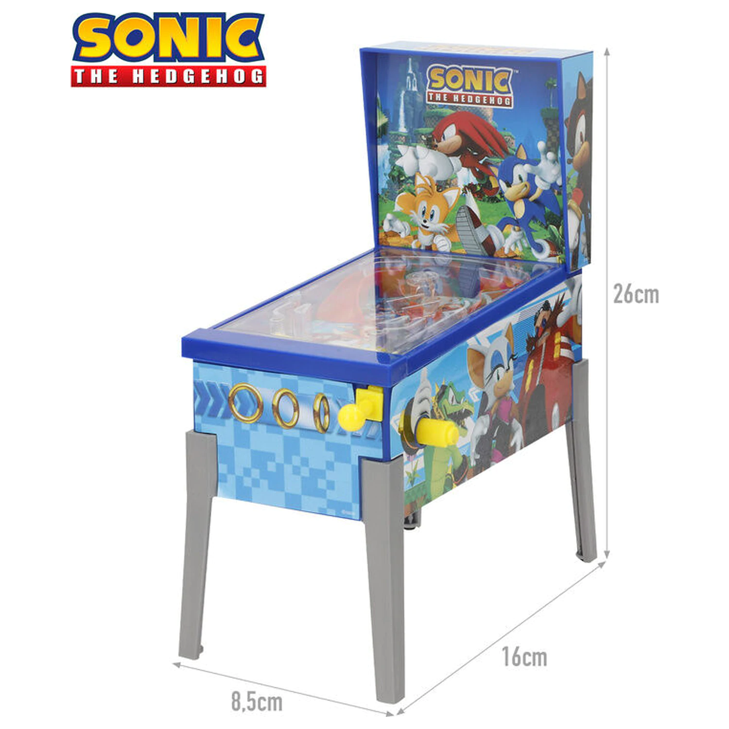 Sonic the Hedgehog Mini-Arcade-Flipper Produktfoto