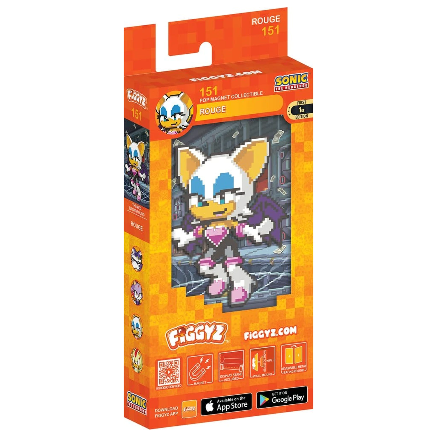 Sonic the Hedgehog (Modern) FiGGYZ Magnet Sammelobjekt Rouge the Bat 11 cm Produktfoto
