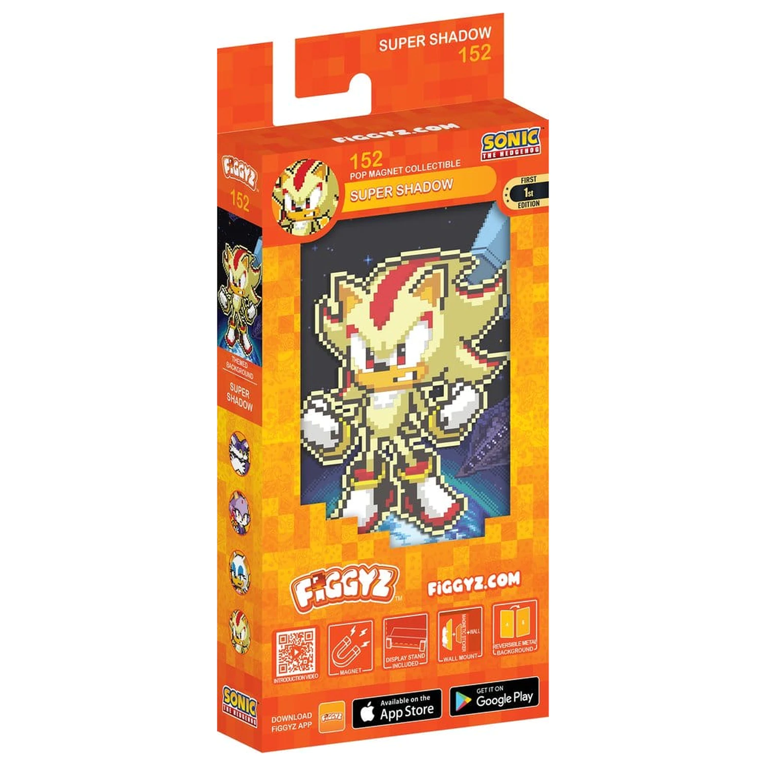 Sonic the Hedgehog (Modern) FiGGYZ Magnet Sammelobjekt Super Shadow 11 cm Produktfoto