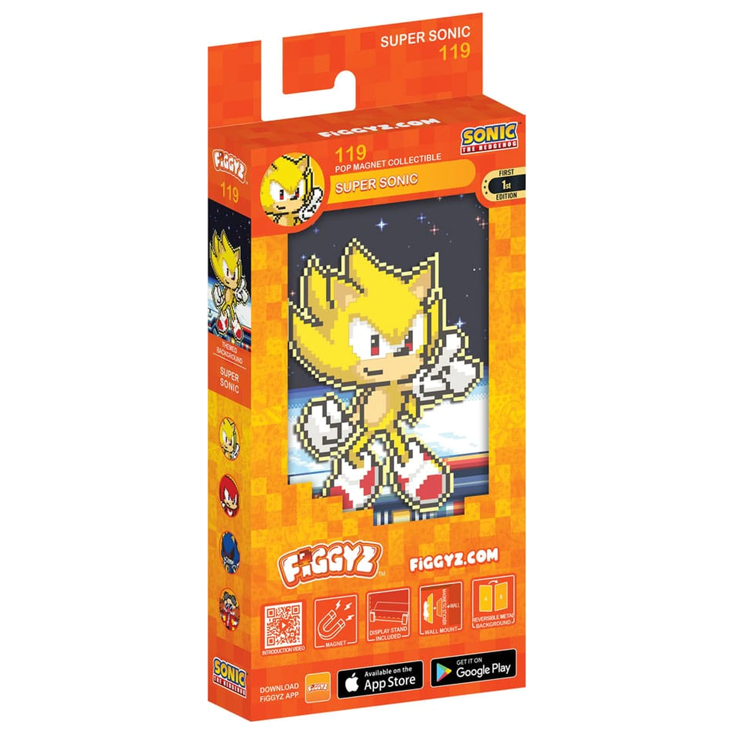 Sonic the Hedgehog (Modern) FiGGYZ Magnet Sammelstück Super Sonic 11 cm Produktfoto
