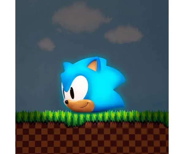 Sonic the Hedgehog Mood Light-Leuchte Sonic Head 12 cm termékfotó