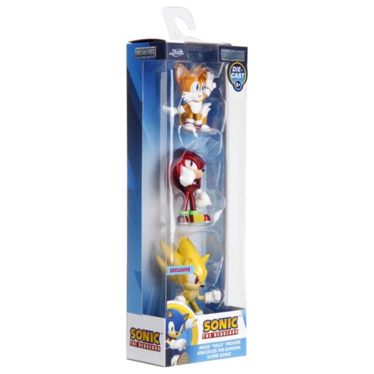 Sonic the Hedgehog Nano Metalfigs Diecast Mini Figuren 3er-Pack 5 cm Produktfoto