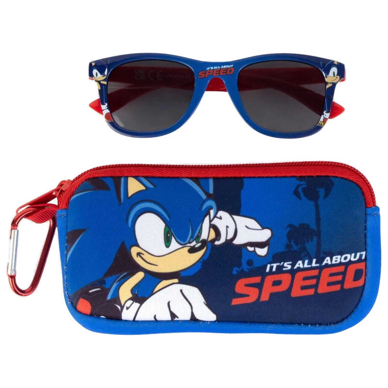 Sonic The Hedgehog Sonnenbrille + Etui Produktfoto
