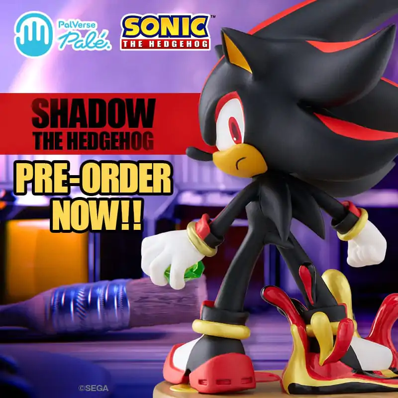 Sonic - The Hedgehog PalVerse PVC Statue Shadow 10 cm termékfotó