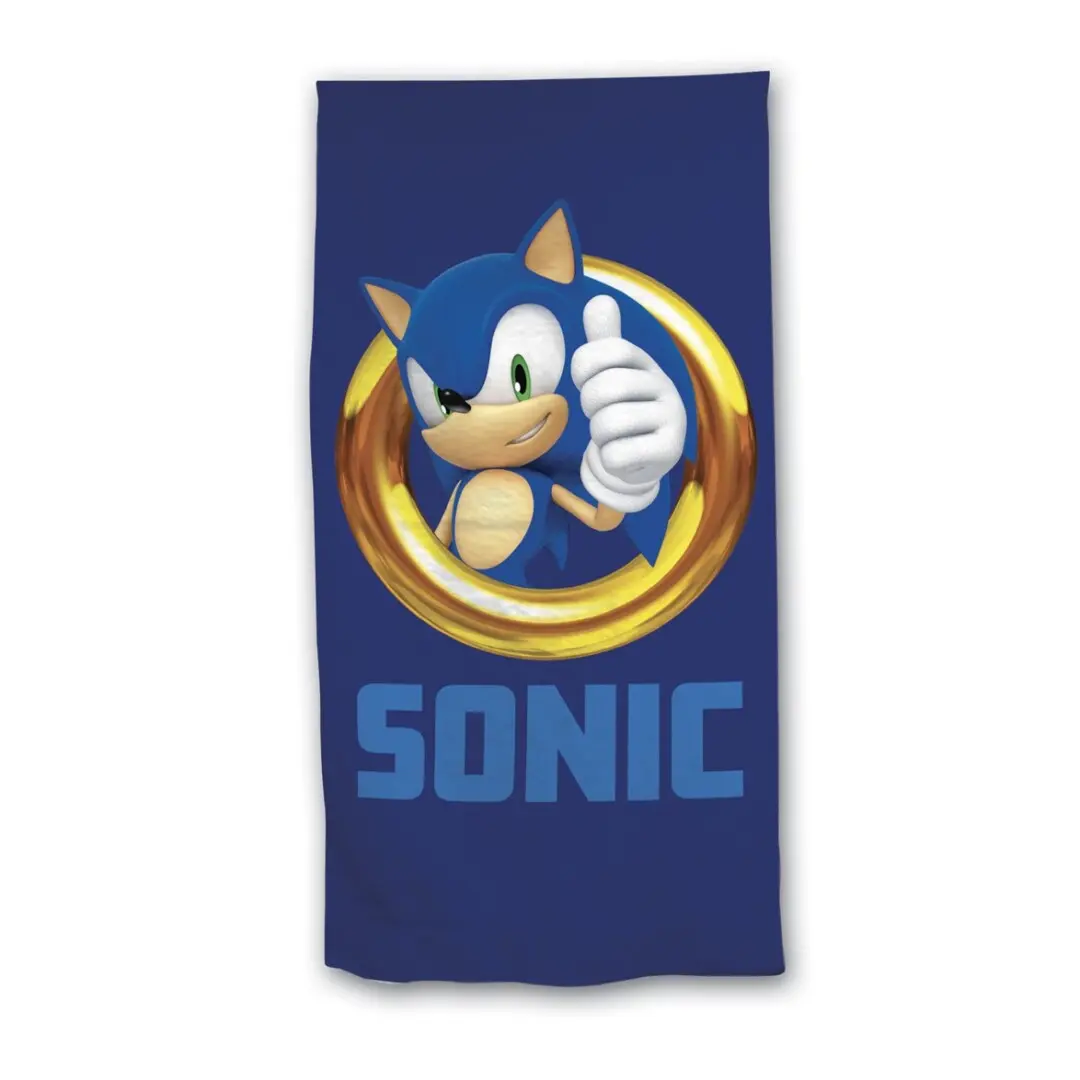 Sonic the Hedgehog Baumwolle Strandtuch Produktfoto