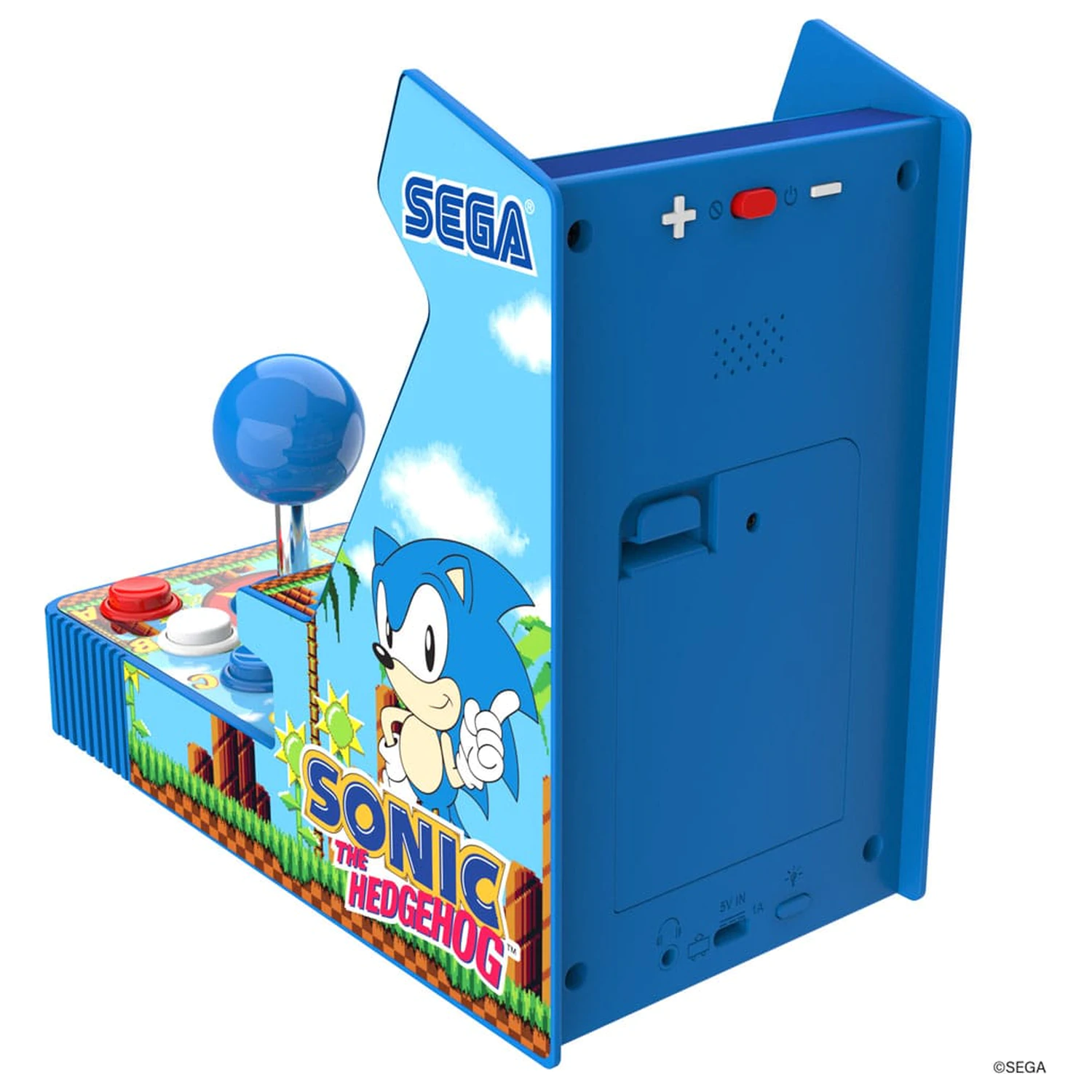 Sonic The Hedgehog tragbarer Retro Arcade Joystick Spieler Produktfoto