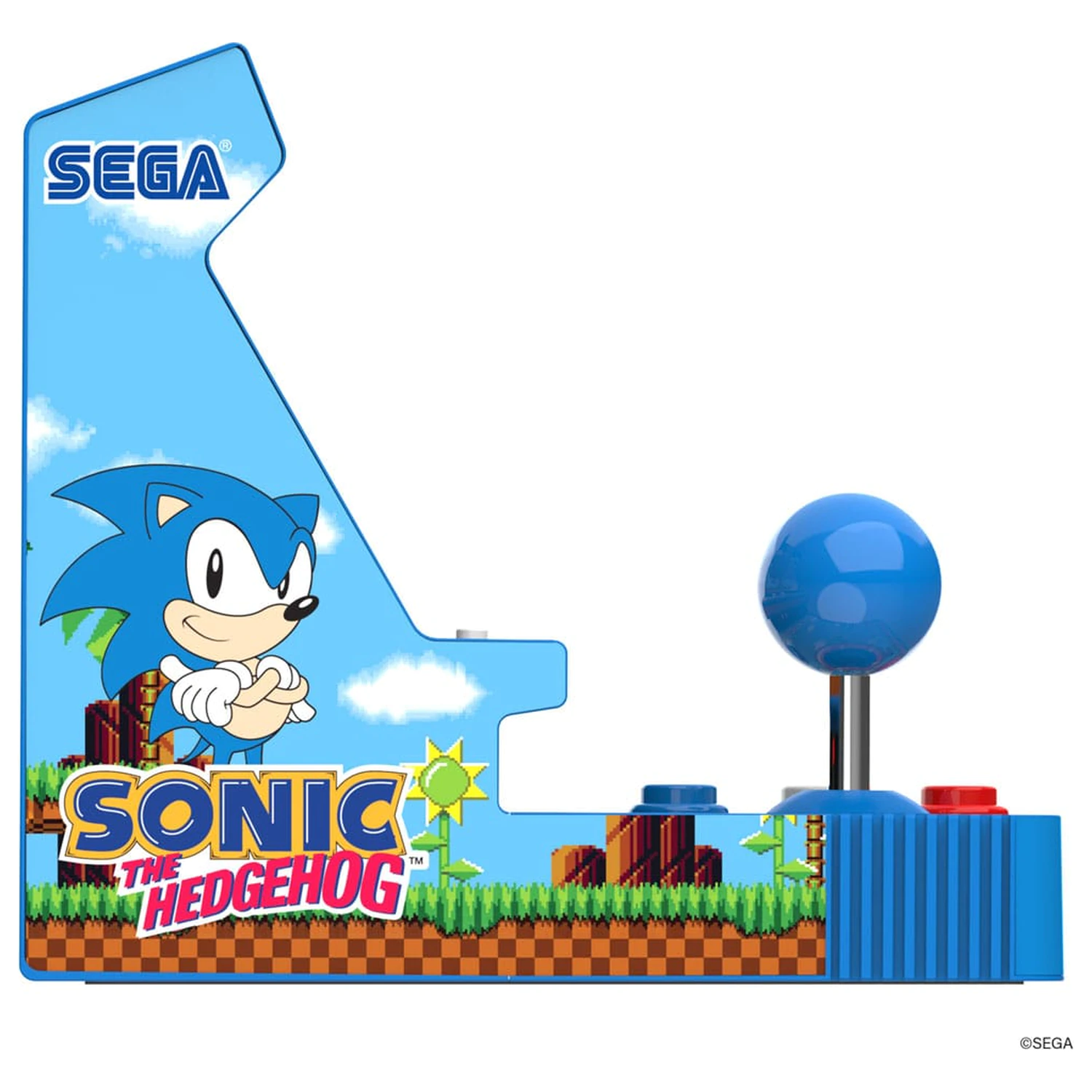 Sonic The Hedgehog tragbarer Retro Arcade Joystick Spieler Produktfoto