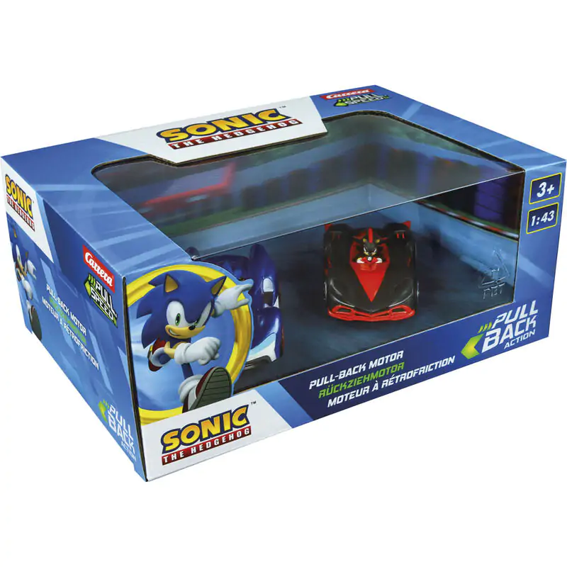 Sonic the Hedgehog Pull Speed Team Sonic Racing Sonic Vs Shadow 2-er Pack Auto Produktfoto