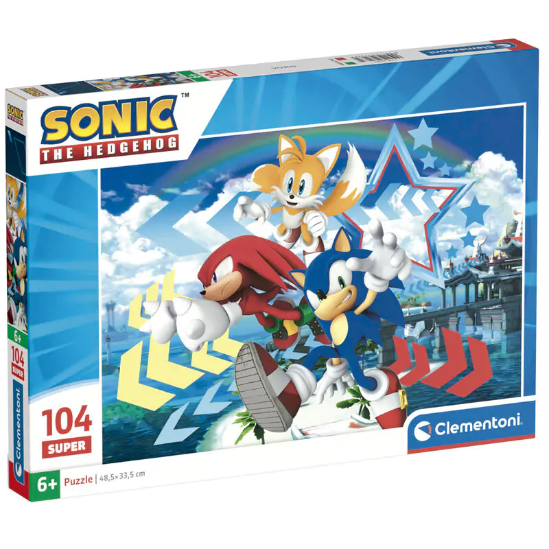 Sonic the Hedgehog Puzzle 104St termékfotó