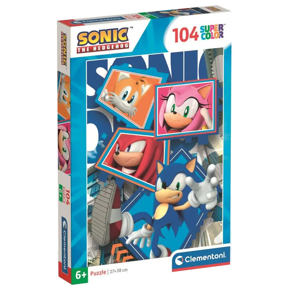 Sonic the Hedgehog Puzzle 104St Produktfoto