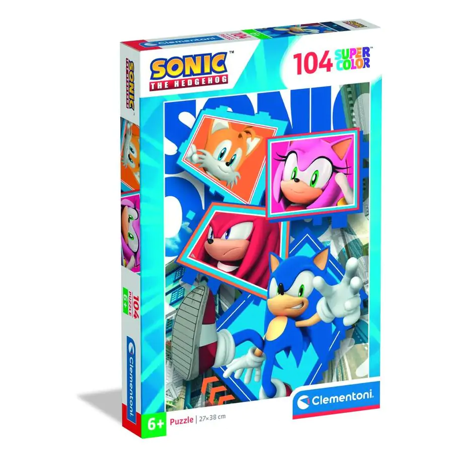 Sonic the Hedgehog Puzzle 104St Produktfoto