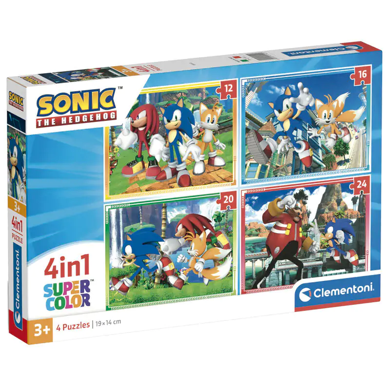 Sonic the Hedgehog Puzzle 12-16-20-24St termékfotó