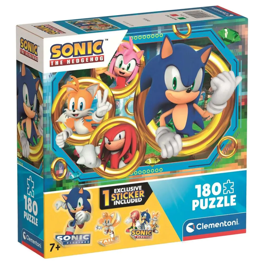 Sonic the Hedgehog Puzzle 180St Produktfoto