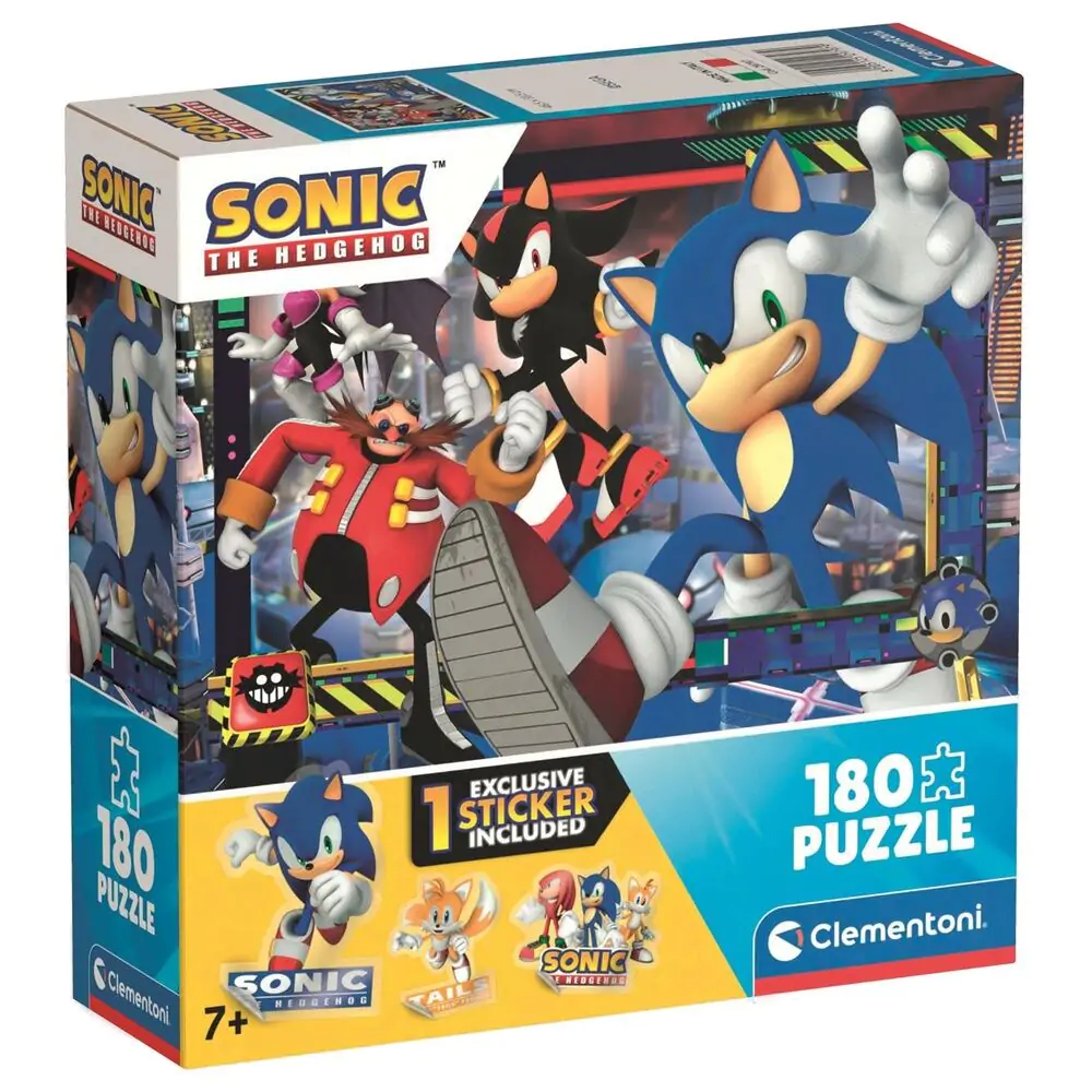 Sonic the Hedgehog Puzzle 180St Produktfoto