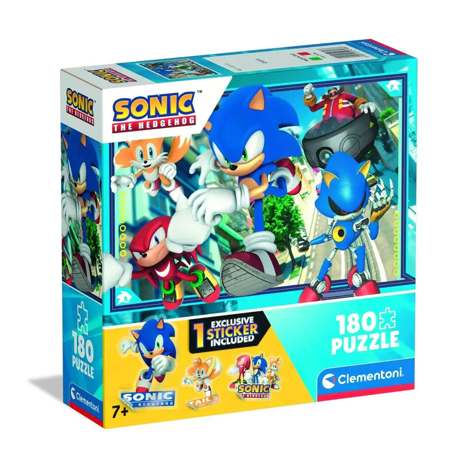 Sonic the Hedgehog Puzzle 180St Produktfoto