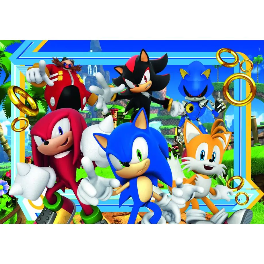 Sonic the Hedgehog Puzzle 180St Produktfoto