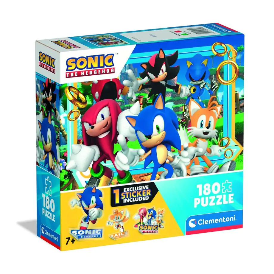 Sonic the Hedgehog Puzzle 180St Produktfoto