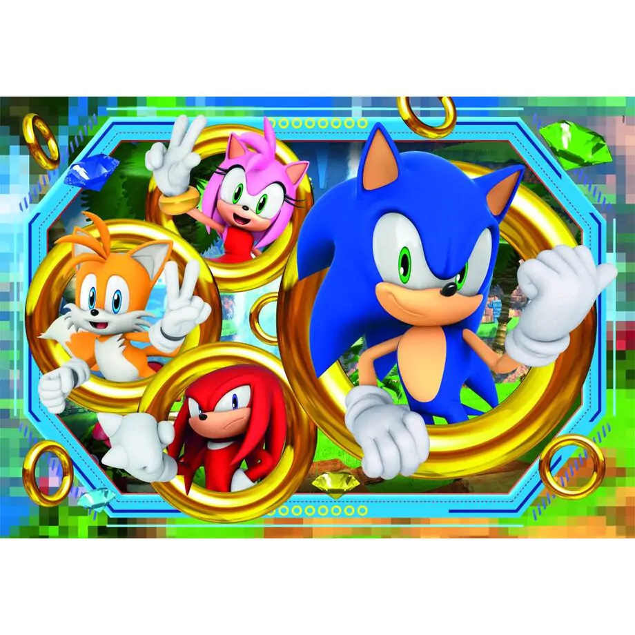 Sonic the Hedgehog Puzzle 180St Produktfoto