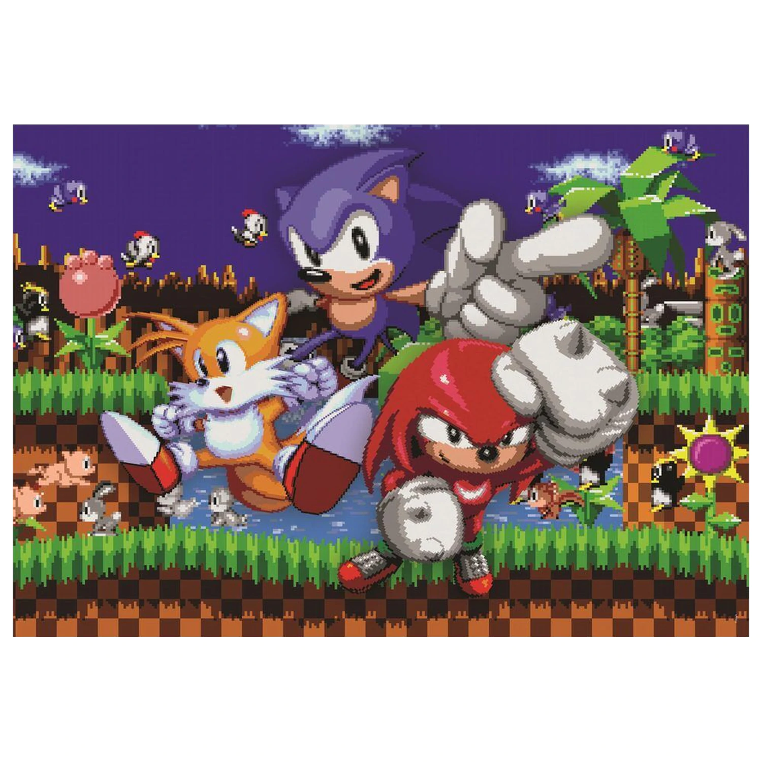 Sonic The Hedgehog Puzzle 500 Teile Produktfoto