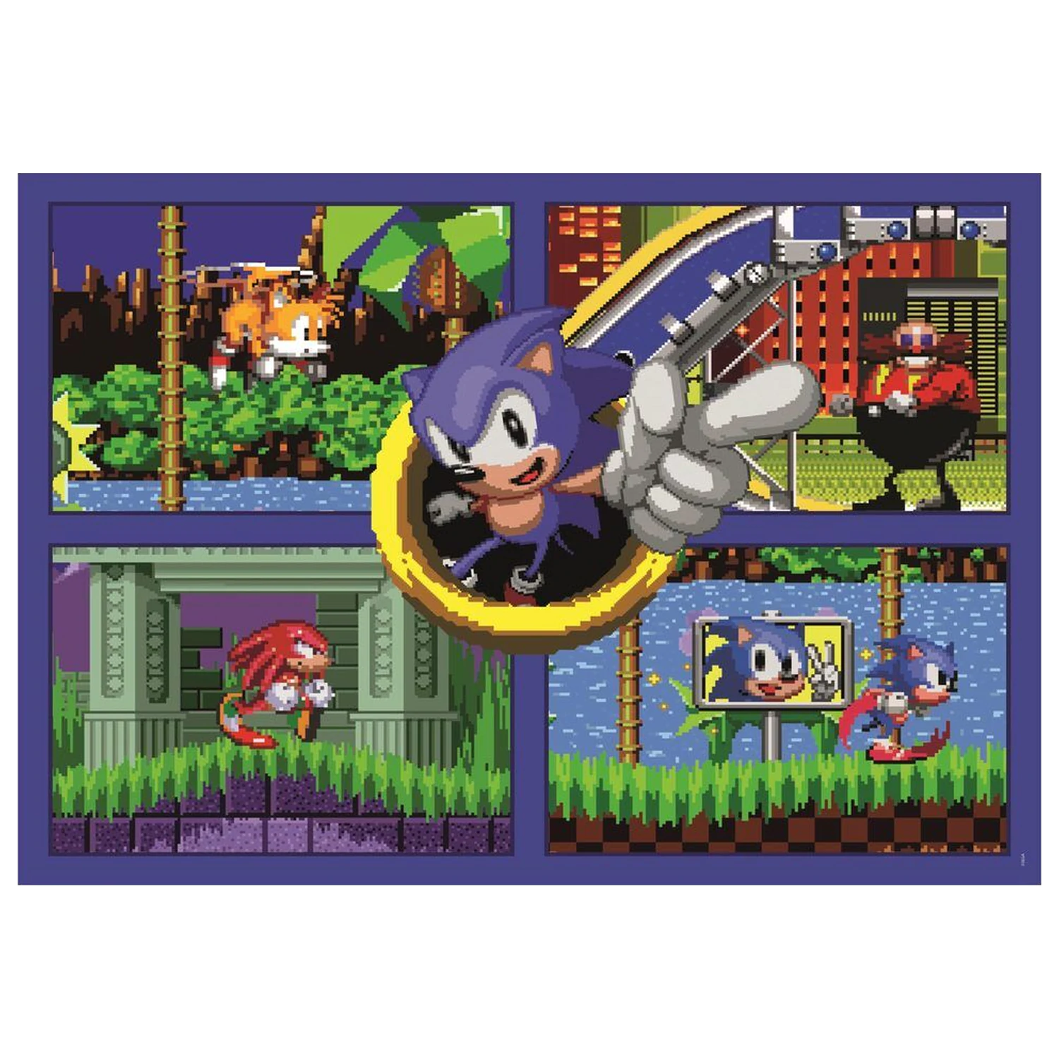 Sonic The Hedgehog Puzzle 500 Teile Produktfoto